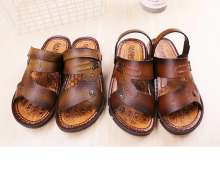 2019 new summer beach shoes casual tide wild sandals open home dual-use men's sandals