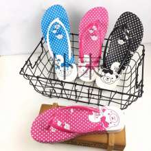 Summer learning fine band flip flops female flat sandals and slippers non-slip beach slippers Korean version of the foot drag