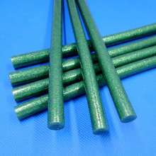 Color hot melt glue stick Green hot melt adhesive strip hot melt glue stick household 7mm11mm Green flash super high viscosity crafts universal hot melt adhesive strip