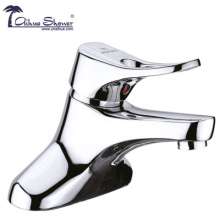 Washbasin faucet copper double hole single handle hot and cold water faucet factory direct 2022