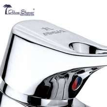 Washbasin faucet copper double hole single handle hot and cold water faucet factory direct 2022
