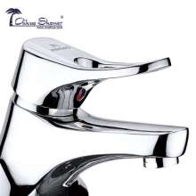 Washbasin faucet copper double hole single handle hot and cold water faucet factory direct 2022