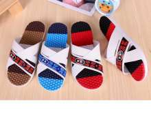 Men's summer trend Korean version of the home wear non-slip bathroom soft bottom plastic wear-resistant comfortable travel beach slippers