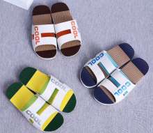 2019 new men's summer trend Korean version of the home wear non-slip bathroom soft bottom plastic wear-resistant comfortable travel beach slippers