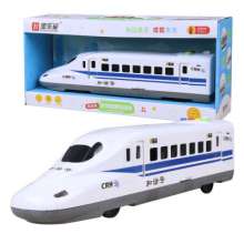 Harmony EMU Wanxiang high-speed train light music electric locomotive subway model toy hot