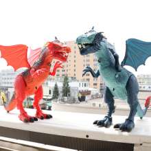 Simulation animal model Ice Dragon Fire Dragon Projection Tyrannosaurus Rex Dinosaur Toy Western Shenlong 1041A