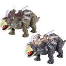 Rongkai Dinosaur 6632 Electric Triceratops Light Simulation Surgery Wholesale Hot Hand Model Children's Toys