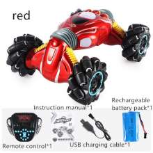 Remote control twisting four-wheel drive climbing car large charging electric drift twisting car toy double-sided special effects car 99002