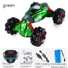 Remote control twisting four-wheel drive climbing car large charging electric drift twisting car toy double-sided special effects car 99002