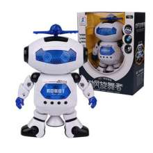 New space dancing electric robot air dancing electric robot 360 degree rotating light music toy 444