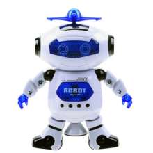 New space dancing electric robot air dancing electric robot 360 degree rotating light music toy 444