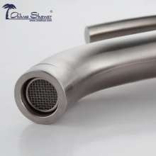 Washbasin faucet 304 stainless steel plating bathroom hot and cold faucet factory direct 507CL