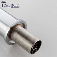 Washbasin faucet 304 stainless steel plating bathroom hot and cold faucet factory direct 2051D