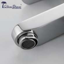 Washbasin faucet 304 stainless steel plating bathroom hot and cold faucet factory direct 2051D
