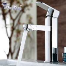 Washbasin faucet 304 stainless steel plating bathroom hot and cold faucet factory direct 2051D