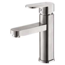 Washbasin faucet 304 stainless steel brushed bathroom hot and cold faucet factory direct 2051DL