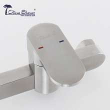 Shower faucet 304 stainless steel brushed shower hot and cold faucet factory direct 2052L