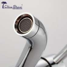 Washbasin faucet 304 stainless steel plating hot and cold single hole faucet factory direct 507D
