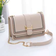 Summer single shoulder bag Ms. 2019 on the new wave Korean version ins wild chain Messenger bag fashion simple (bag 4)