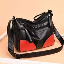 New shoulder bag female Korean version of the wild washed leather ladies Messenger bag leisure travel backpack (bag 12)