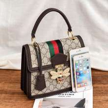 Small bag female 2019 new wave Korean version of the wild Messenger bag lock buckle shoulder bag fashion atmosphere handbag j860 (bag 23)