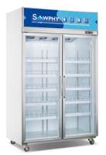 Direct drink display cabinet supermarket beverage cabinet convenience store freezer double door beverage cabinet on the special fruit beer