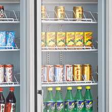 Four-door beverage cabinet fresh cabinet beverage display cabinet supermarket beverage cabinet convenience store freezer beer cabinet