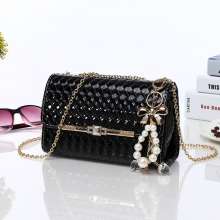 Female bag 2018 spring and summer new chain bag Korean version of the tide fashion candy color shoulder Messenger bag i474 (bag 32)