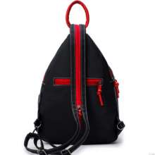 2019 new leaf shoulder bag tide female bag Korean version of the simple and simple leaves hit color dual-use small backpack j017 (bag 35)