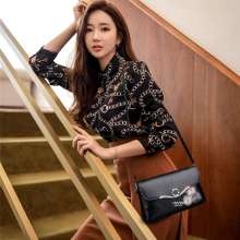 Women's bag 2019 new wild multi-function diagonal ladies bag fashion simple shoulder flower bag HLX-4 (bag 36)