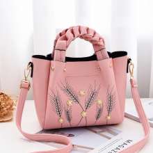 Bag lady bag small bag Messenger bag 2019 on the new wild shoulder bag wide shoulder strap large capacity handbag l094 (bag 38)