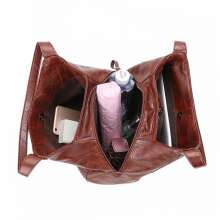 Female bag 2018 new shoulder bag mother bag European and American fashion handbag splicing large bag multi-layer bag i925 (bag 44)