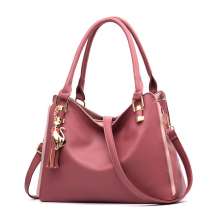 New fashion wild middle-aged female bag portable mother soft leather bag Korean version of the ladies shoulder slung big bag k479 (bag 49)