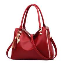 New fashion wild middle-aged female bag portable mother soft leather bag Korean version of the ladies shoulder slung big bag k479 (bag 49)