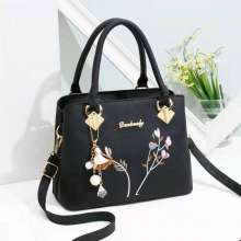 New mother bag female large capacity shoulder Messenger bag Europe and the United States atmospheric embroidery handbag j704 (bag 54)