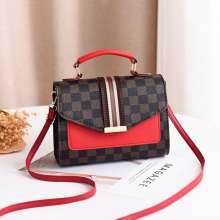 Hong Kong style small bag female spring and autumn new fashion tide Korean version of the wild retro Messenger bag broadband small square bag j511 (bag 56)