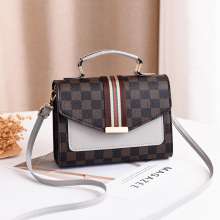 Hong Kong style small bag female spring and autumn new fashion tide Korean version of the wild retro Messenger bag broadband small square bag j511 (bag 56)