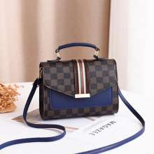 Hong Kong style small bag female spring and autumn new fashion tide Korean version of the wild retro Messenger bag broadband small square bag j511 (bag 56)