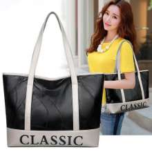 Tote bag new hand bag shoulder slung large capacity soft leather handbag (bag 58)