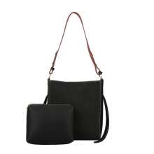 [Children's bag] 2019 new fashion contrast color slung large capacity autumn and winter shoulder simple ins super fire bucket bag (bag 60)