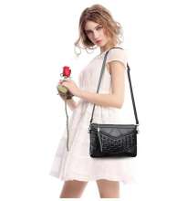 Women's bag 2019 fashion wild new imitation sheepskin shoulder diagonal clutch bag h482 (bag 62)