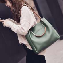 2018 new women's bag Korean fashion explosions handbags handbags shoulder slung bag retro big bag i132 (bag 66)