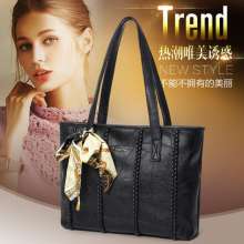 2018 new Korean version of the sheepskin big bag trend sheepskin stitching handbags shoulder diagonal bag h264 (bag 67)