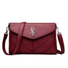 Ladies bag 2019 spring new female foreskin soft leather handbags shoulder Messenger bag hd109 (bag 69)