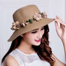 Korean version of the summer sun hat UV protection sun hat ladies wreath cool sunscreen beach hat straw hat (hat 5)