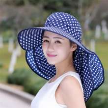 [New Sunscreen Set] 2019 Summer Sun Hat Women's Sleeve Shawl Sun Protection Clothing Cover Face Mask Big Sun Visor Korean Fashion XFMY-39 (Hat 7)