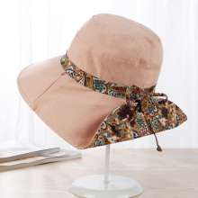 Korean version of the sun visor UV protection travel outdoor sunscreen along the beach hat cap (hat 18)