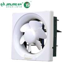 Jinling exhaust fan 6 inch 8 inch 10 inch 12 inch semi-plastic blinds type kitchen bathroom silent ventilation fan APB15-3-1 metal