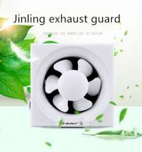 Jinling exhaust fan 6 inch 8 inch 10 inch 12 inch plastic shutter window wall kitchen bathroom silent ventilation fan APB15-3-1S1