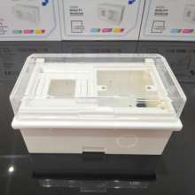 All plastic concealed Lianze 2-4 position with leakage + switch socket splash-proof combination box Plastic open waterproof box